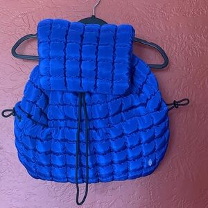 FP Movement by Free People Blue Quilted Backpack